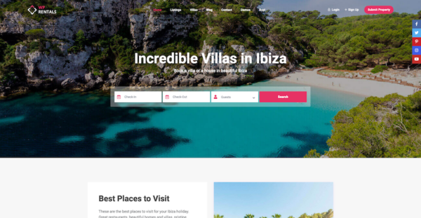 WP Rentals-Booking Accommodation WordPress Theme 3.14.0 - Image 1
