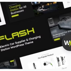 The Flash-Electric Car & Charging Station WordPress Theme