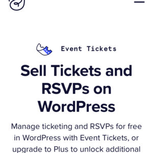 The Events Calendar Event Tickets Plus