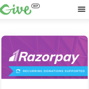 Give Razorpay Gateway