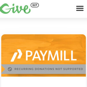 Give Paymill Gateway