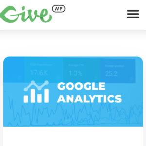 Give Google Analytics Donation Tracking