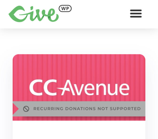 Give CCAvenue Gateway