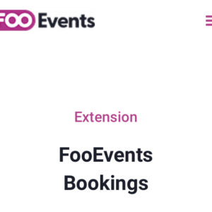 FooEvents Bookings