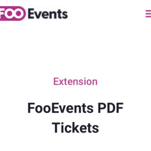 FooEvents PDF Tickets