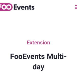 FooEvents Multi-Day