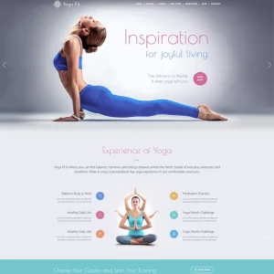 Yoga Fit WordPress Theme