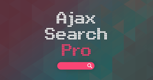 Ajax Search Pro