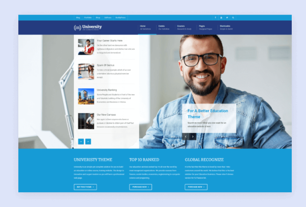 University-Education, Event and Course Theme 2.1.5 - Image 1
