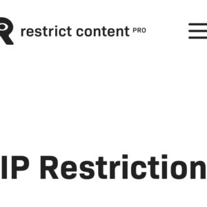 Restrict Content Pro IP Restriction