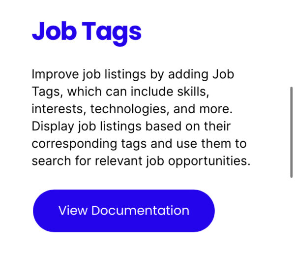WP Job Manager Job Tags