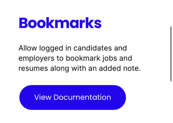 WP Job Manager Bookmarks