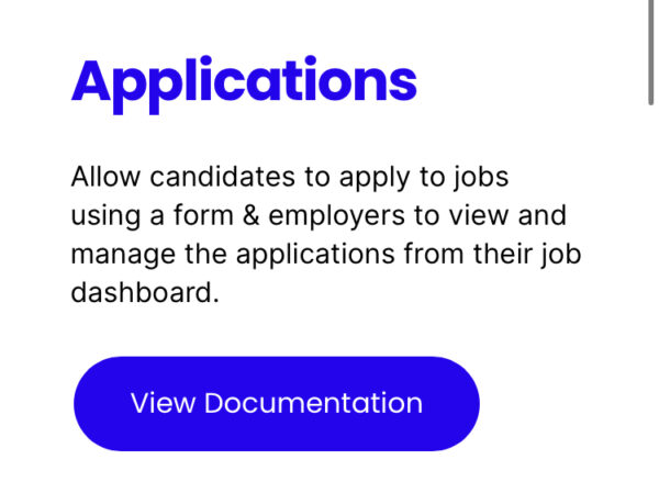 WP Job Manager Applications