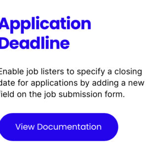WP Job Manager Application Deadline