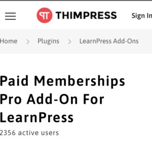 LearnPress Paid Membership Pro