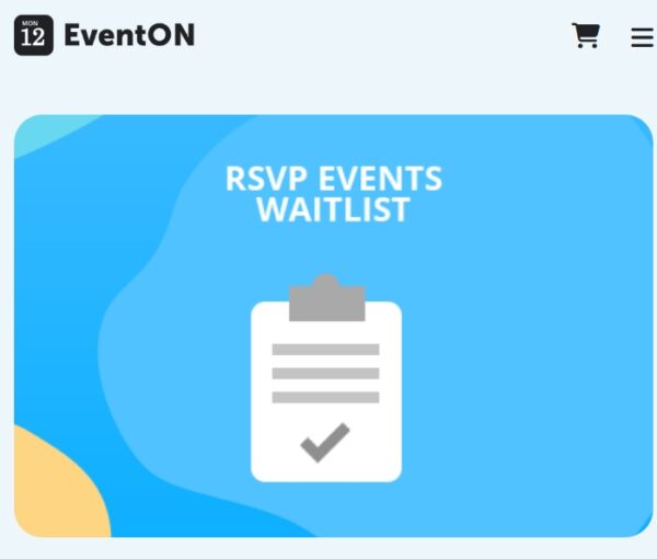 EventOn RSVP Events Waitlist