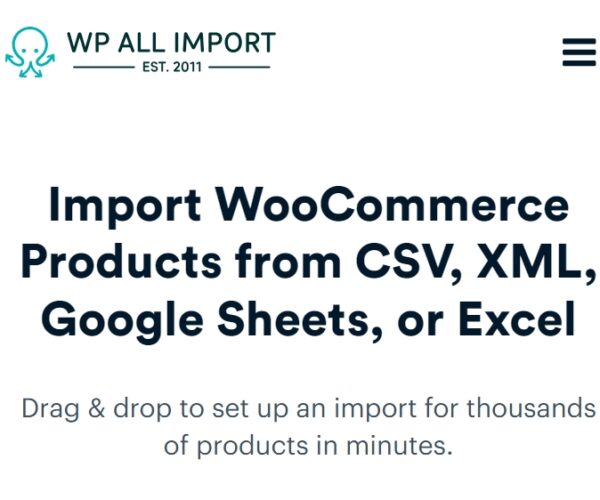 WP All Import – WooCommerce Import Add-On Pro