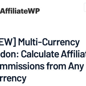AffiliateWP Multi-Currency