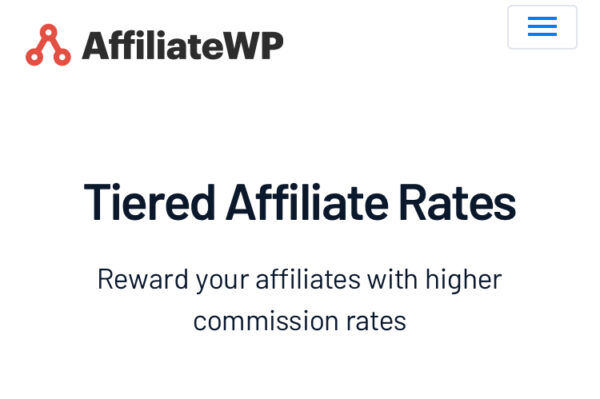 AffiliateWP Tiered Affiliate Rates