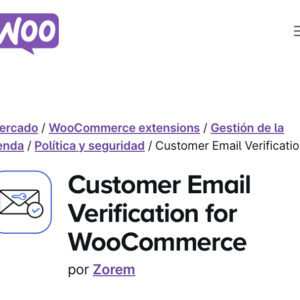 WooCommerce Customer Email Verification