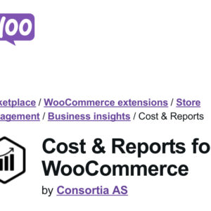 Cost & Reports for WooCommerce