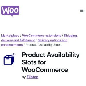 Product Availability Slots for WooCommerce