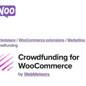 Crowdfunding For WooCommerce