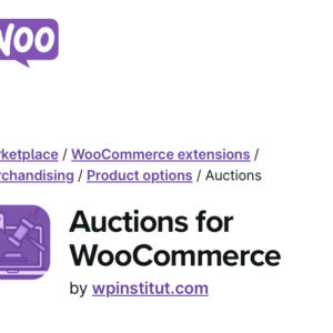 Auctions for WooCommerce