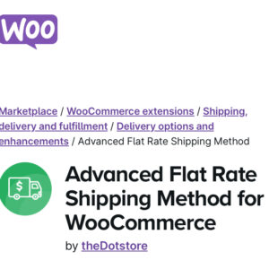 Advanced Flat Rate Shipping Method