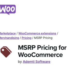 WooCommerce MSRP Pricing