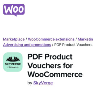 WooCommerce PDF Product Vouchers