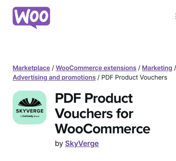 WooCommerce PDF Product Vouchers