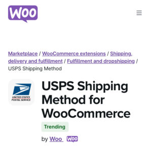 WooCommerce USPS Shipping Method