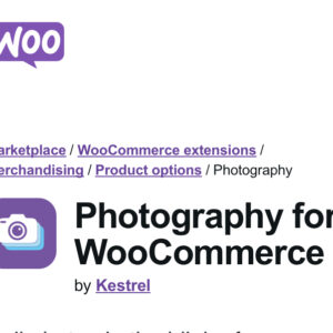 WooCommerce Photography