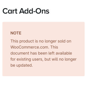 WooCommerce Cart Addons