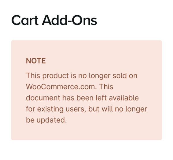 WooCommerce Cart Addons