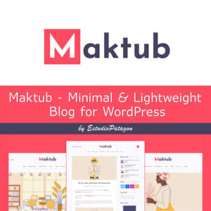 Maktub-Minimal & Lightweight Blog for WordPress