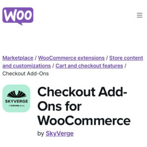 WooCommerce Checkout Addons