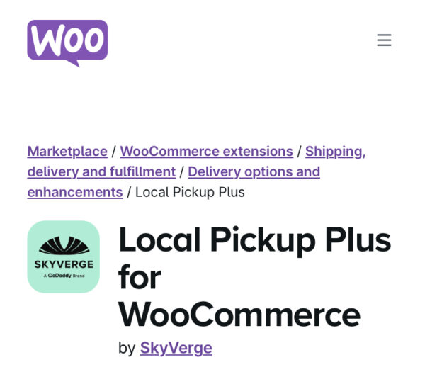 WooCommerce Local Pickup Plus