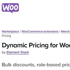 WooCommerce Dynamic Pricing