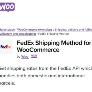 WooCommerce FedEx Shipping Method