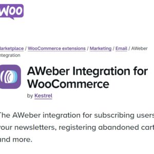 WooCommerce Aweber Newsletter