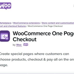 WooCommerce One Page Checkout