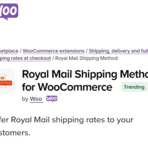 WooCommerce Royal Mail