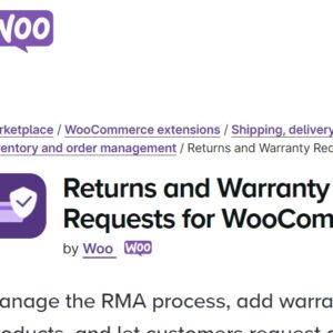 WooCommerce Returns and Warranty Requests