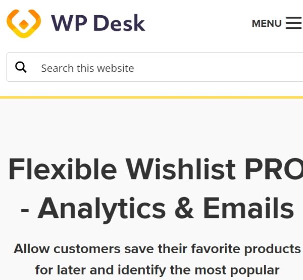 WPDESK Flexible Wishlist PRO Analytics & Emails 1.1.9 - Image 1