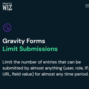 Gravity Perks Limit Submissions