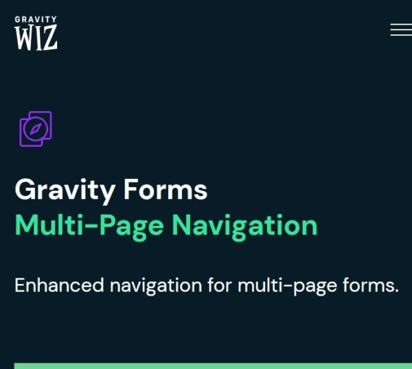 Gravity Perks Multi-page Navigation