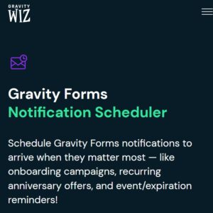 Gravity Perks Notification Scheduler