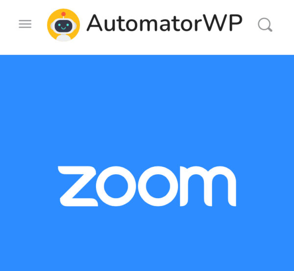 AutomatorWP Zoom 1.0.5 - Image 1